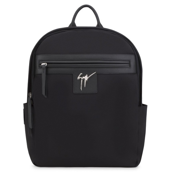 giuseppe zanotti BNIB black logo tech backpack - Picture 3 of 10